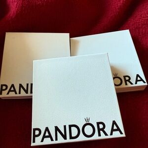 Pandora White Jewelry Boxes